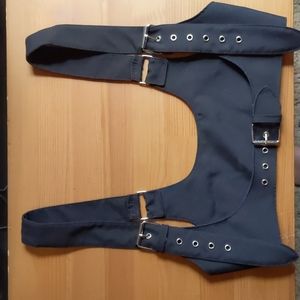 Black Strap Harness